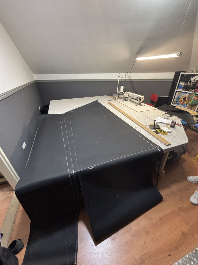 Bootzeil op maat Badhoevedorp – oud zeil nagemaakt